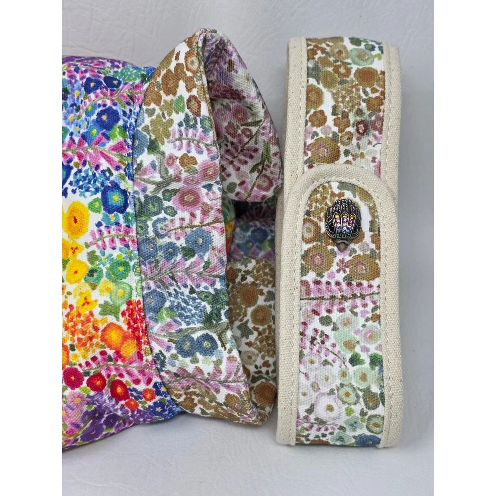 Kurt Geiger London Recycled Dog Coat Floral Multi Color Eagle Head Small New